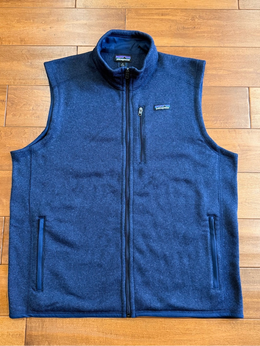 Patagonia Better Sweater Full Zip Fleece Vest Navy Blue - XL